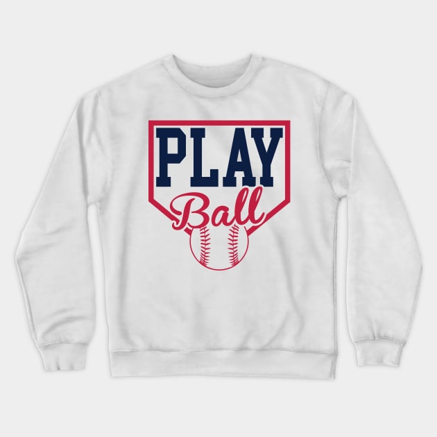 Play ball Crewneck Sweatshirt by hatem